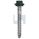 Hobsons - M6.2-11 X 50 Cottage Green (Permanent) -Cl4 As3566 + Scratchguard Vmax Sds Hex + Washer + Xgrip | Fs313-Cg (Pack Of 200)